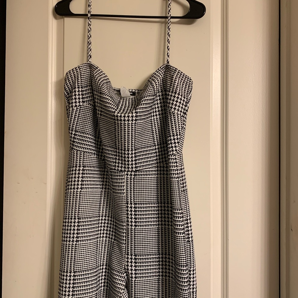 ***Worn Once*** Plaid jumpsuit